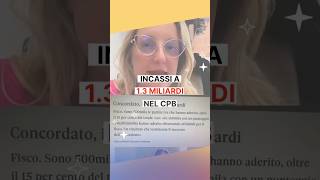 Incassi da 13 miliardi per il CPB Guarda altri video concordatopreventivo commercialista tasse [upl. by Glenda]