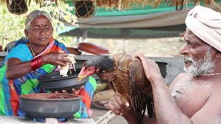 నాటుకోడి పులుసు రాగి సంగటి  Ragi Sangati Country Chicken  Ranganayakamma Kitchen [upl. by Welsh]