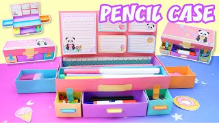 Pandín PENCIL CASE from Paper  Cardstock  Back to school  aPasos Crafts DIY [upl. by Doroteya878]