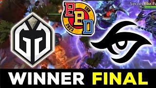 WINNERS FINAL  TEAM SECRET vs GAIMIN GLADIATORS  BB DACHA 2023 DOTA 2 [upl. by Nos537]