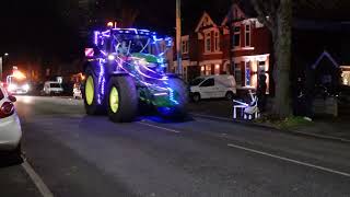 Nuneaton Christmas Tractor Parade 2023 [upl. by Ititrefen]