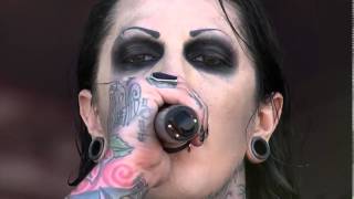 Motionless in White  Immaculate Misconception Live  Warped Tour 2014 [upl. by Lleddaw709]