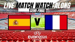 SPAIN vs FRANCE  Match Watch Along [upl. by Aedrahs]