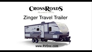 Crossroads Zinger Travel Trailers [upl. by Aihsyla]