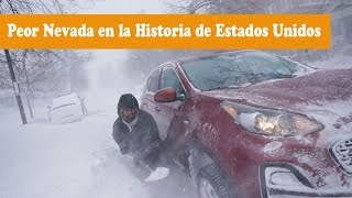 Imagenes Fuertes de Tormenta Invernal en Estados Unidos [upl. by Obie953]