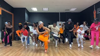 Neo amp Thando’s Tshwala Bam Choreography at Soweto’s Finest Dance Studio tshwalabam dance [upl. by Nagah]