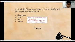 Introduction to Criminal Justice 13 The Process [upl. by Eedyaj]