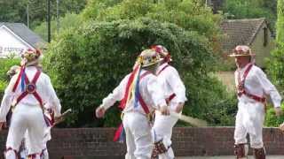 Gloucestershire Morris dancing in the Mortimer Gardens [upl. by Ulphia]