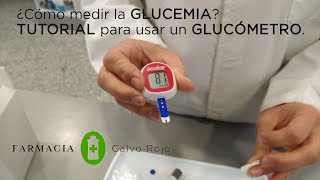 ¿Cómo medir la glucemia glucosa en sangre Tutorial para usar un glucómetro [upl. by Gittel]