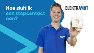 Hoe sluit ik een stopcontact aan [upl. by Ocana252]