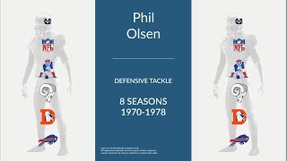 Phil Olsen Football Defensive Tackle and Center [upl. by Burkley]