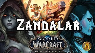 World of Warcraft Zandalar 2018  All Horde Cutscenes amp Lore WoW BFA 801 [upl. by Raimes440]