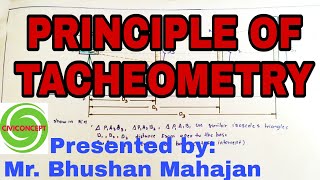 Principle of Tacheometry  Civiconcepts [upl. by Bessy]