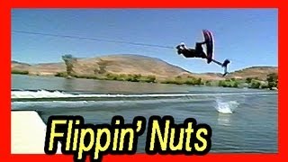 Gutsy AIR CHAIR FLIP OVER DOCK Mike Murphy on Hydrofoil WaterSkiing Tricks [upl. by Damara]