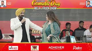 Gurlez Akhtar Live Performance CanadaDayMelaand Truck Show [upl. by Aelgna885]