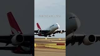 Qantas’ longest flights aviation flight avgeek pilot airline planes qantas aussie [upl. by Ayaet]