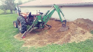 trying out the woods 750 backhoe i got on a trade [upl. by Sholom]