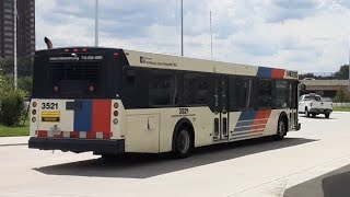 47 Hillcroft New Flyer D40LF Houston Metro  Northwest Transit Center 3521 [upl. by Nnywg]