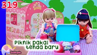 Mainan Boneka 319 Rena dan Nene Piknik Pakai Tenda Baru  Goduplo TV [upl. by Pauiie]