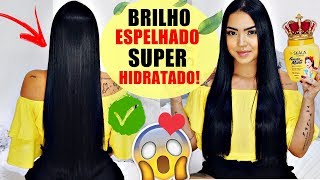 BRILHO ESPELHADO E SUPER HIDRATADO  COM SKALA AMIDO DE MILHO [upl. by Hirasuna]