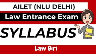 AILET Syllabus amp Books 2025AILET Exam Preparation Paper PatternHow to prepare for AILET LawGiri [upl. by Rinee408]