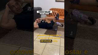 Como fazer abdominal oblíquo bicicleta  TREINO EM CASA [upl. by Nylorac]