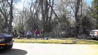 Cloutierville Louisiana Mardi Gras Parade 2015 [upl. by Adamis]