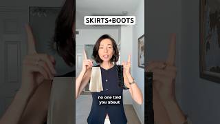 How to wear skirts with boots skirt boots styletips [upl. by Nnyllaf276]