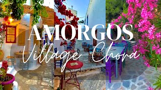 AMORGOS village  CHORA AMORGOS island GREECE [upl. by Dang]