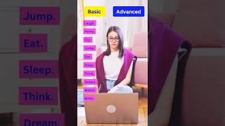 Basic English va Advanced English english learningenglishpractice learnenglish viral video [upl. by Kacey]