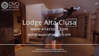 Location La Clusaz  Manigod Lodge Alta Clusa  wwwovonetworkcomlodgealtaclusa [upl. by Lebatsirhc]