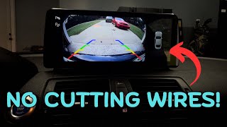 EASIEST Way To Install a Backup Camera E82 1 Series [upl. by Nile13]