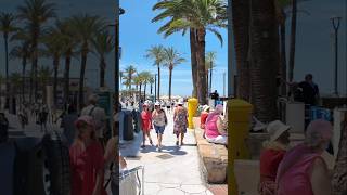 Old Town To Benidorms Poniente Beach shortsvideo [upl. by Nurse]