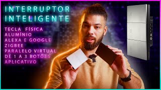 O Interruptor inteligente de tecla física mais bonito de todos  Mercúrio Ekaza  Alexa e google A [upl. by Germano325]