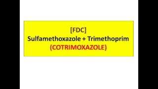 Cotrimoxazole [upl. by Aisenet]