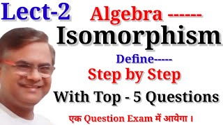 Group Theory Isomorphism Questions of Isomorphism Bsc Maths [upl. by Gurl]