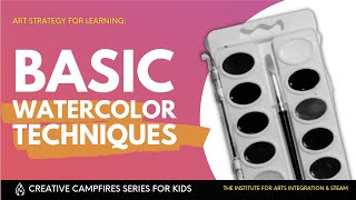 Basic Watercolor Techniques for Kids [upl. by Reivilo979]