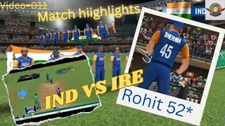 IND VS IRE  FULL MATCH HIGHLIGHTS  trendingshorts cricket trending t20worldcup [upl. by Oikim]