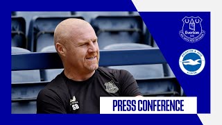 EVERTON V BRIGHTON  Sean Dyches press conference  GW1 [upl. by Ruttger]