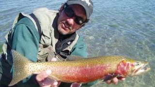 Fly Fishing the Monster Cutts of Pyramid Lake part 2 of 3 [upl. by Kenna]