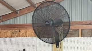 Tornado Pro Series High Velocity Wall Mount Fan 30 Inch Oscillating Fan For Commercial Review [upl. by Onivla]