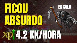 TIBIA  Atualização Grim Reaper Yalahar  Ek Solo [upl. by Nagram]