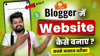 FREE Blogger Website Kaise Banaye  Blogger Mobile Se Website Kaise Banaye  Blogging Guide [upl. by Lothair706]