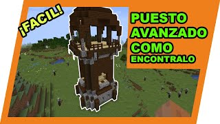 ✔️ COMO ENCONTRAR un PUESTO DE SAQUEADORES en MINECRAFT MUY FACIL ✔️  ⛏️ GUIA MINECRAFT ⛏️ [upl. by Ahsieyt330]