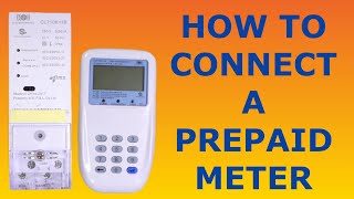 How to connect prepaid metertoken metersmart electricity meterELECTERCA [upl. by Slorac]