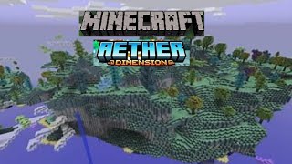 Showcasing The Aether dimension mod  Minecraft Mod Showcase [upl. by Llywellyn707]