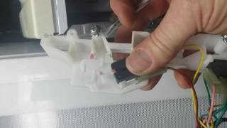 Microwave door switch change walkthrough [upl. by Sigismund]