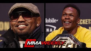 UFC 248 Press Conference Israel Adesanya vsYoel Romero FULL [upl. by Joleen]