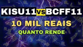 KISU11 OU BCFF11 QUAL É O MELHOR  QUANTO RENDE 10 MIL REAIS [upl. by Airamana]