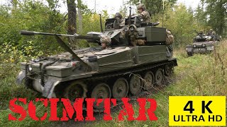 4Kᵁᴴᴰ CVRT Scimitar Special UK Shipping 23 Armored Reconnaissance Vehicles to Ukraine British Army [upl. by Cousin639]